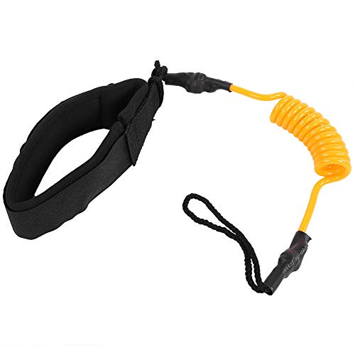 Xolsurg Stand Up Paddle Board Spring Foot Foot Rope Surfing Surfing Board Yellow Flexible Flexible (Orange)