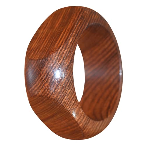 Image of Handmade Wooden Bangles for Women | Natural Wood Jewelry | Stylish Artisan Design | Ideal Christmas Gift for Her.