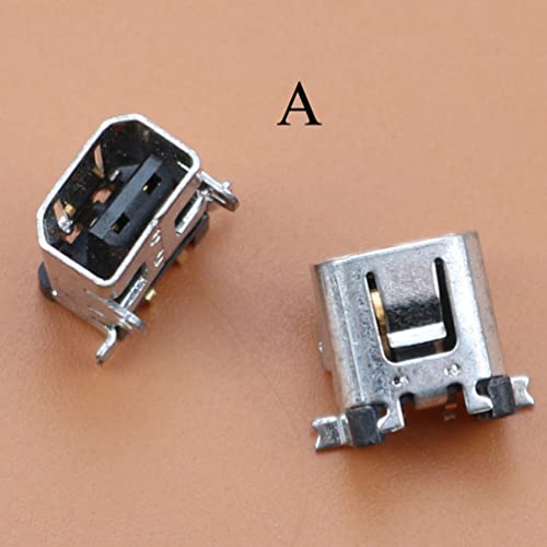 Image of for Nintendo DSi NDSi XL LL Power Jack Connector Charging Port Jack Socket Replacement 2pcs Pack (A Style)