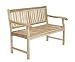 Produktbild MSZ Design Gartenbank Hemingway 2-sitzig mit Armlehne aus Teak