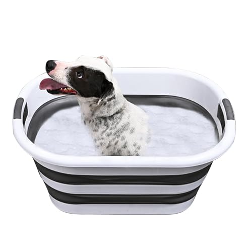 Vasca Pieghevole - Vasca per Piatti Pieghevole - Cesto per la lavanderia Pieghevole | Vasca Da Lavanderia Portatile Da 40 l, Lavanderia Portatile, Cestino Per Biancheria Sporca, Secchio Per Piatti