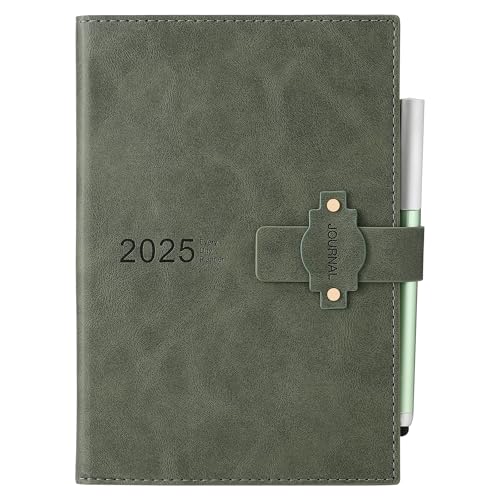 Mljtoyo Diary Planner 2025 A5 Page a Day,Hardcover Productivy Daily ...