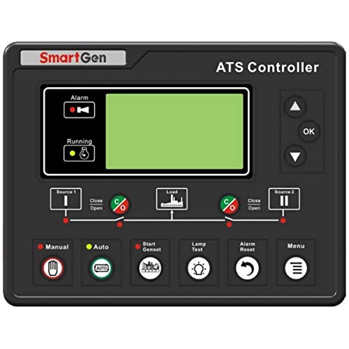 SMARTGEN HAT700S ATS Controller, Silicone Panel, Suitable for SGQ ATS, Current Detection, AC Power-Supply