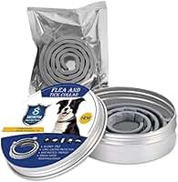 Coleira antipulgas para cães com 8 meses de proteção