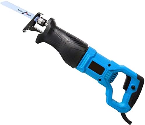 900W Electric Reciprocating Saw - Versatile Bone Saw Machine for Wood, Metal & Plastic Cutting - 220V Handheld Meat Cutter with 4 Blades for Efficient Cutting