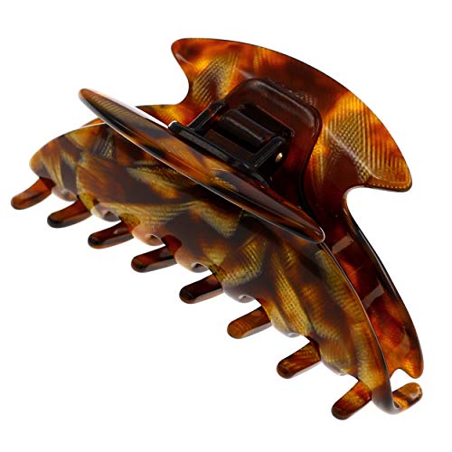 Camila Paris CP2481 French Hair Clips for Women, Handmade, Ambree for Thick Volume Hair, Girls Hair Claw Clips Jaw, Durable Styling Hair Accessories for Women, Strong Hold No Slip Grip, Made in France