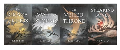 The Dandelion Dynasty 4-Book Set (Paperback) – Includes: The Grace of Kings, The Wall of Storms, The Veiled Throne, and Speaking Bones by Ken Liu – Epic Silkpunk Fantasy Series