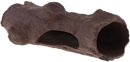 Peces de Acuario Cubos De Tubo De Camarones Refugios De Arcilla Estrella Ocultar Y CRÍA CUEVA (Tolco De Árbol)