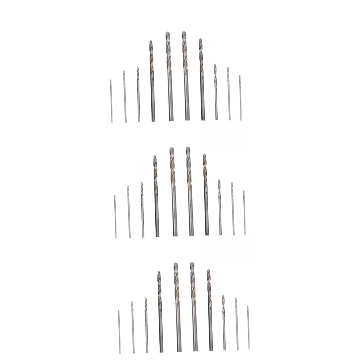 TOPBATHY 3 Set Punte Da Trapano Precisione E Compatibile Con Ferro Angolare E Alluminio 50 Pezzi*3