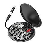 HESIMING Multi Charging Cable Adapter Kit,USB C to Micro USB/Lightning/USB A Cable Convertor Adapter...