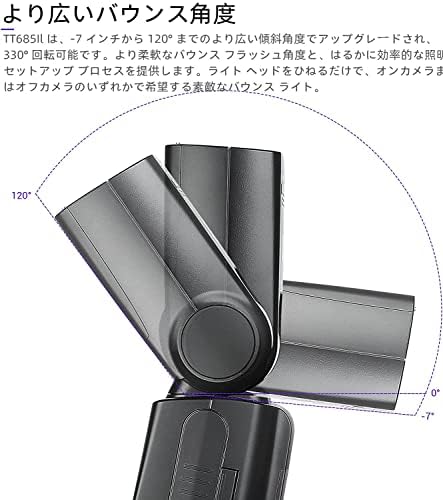 Amazon | 【Godox正規代理店】Godox TT685IIC フラッシュストロボ オン