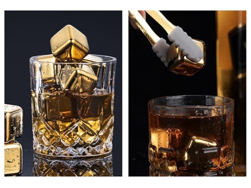 12 Cubos de Hielo Reutilizables de Acero Inoxidable miniatura 6