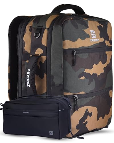 Image of Zingaro Combo Large 40l Travel Lapotp Bag For Men Women Laptop Backpack For Men Women Tech Organizer Pouch