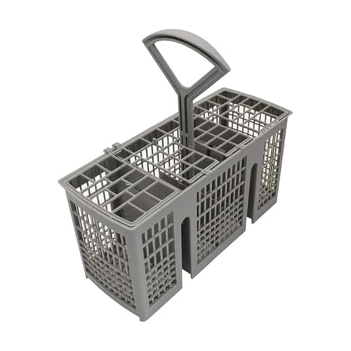 Compatible con cesta for cubiertos universal for lavavajillas Siemens con mango extraíble, soporte for utensilios for estantes de lavavajillas estándar