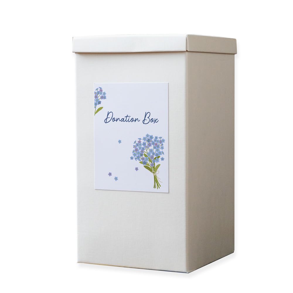 Dotty about Paper Watercolour Forget Me Nots - Donation Box (58/0086)