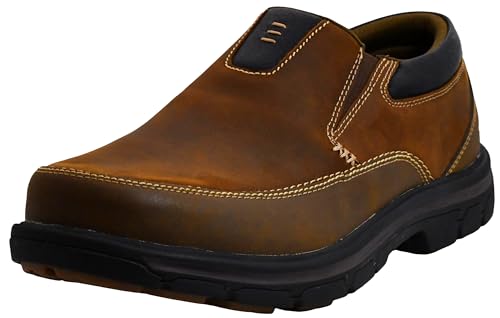 Skechers Men's Segment - The Search Slip On Loafer, Dark Brown, 10 M US