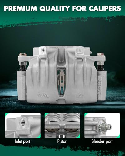 Image of SCITOO 18B4799 Front Right Brake Caliper w /Bracket for Buick for Rainier,for Chevrolet for SSR /for Trailblazer,for GMC for Envoy XL,for Isuzu for Ascender,for Saab for 9-7x