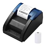 [Impresión versátil] Imprima varios contenidos que incluyen texto, imágenes y códigos de barras en varios idiomas. Admite impresión de código 1D/QR.