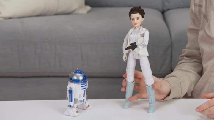 Star Wars Forces of Destiny Princess Leia Organa and R2-D2