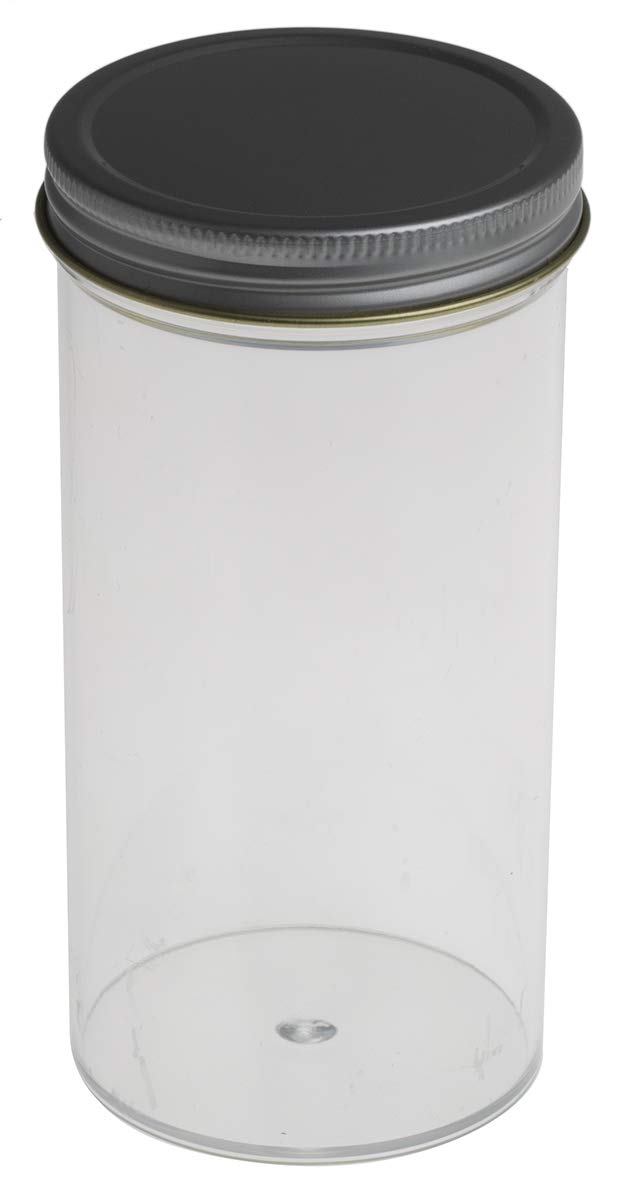RS PRO Polystyrol Laborflasche 250ml, Ø 63 mm Vorratsflasche Weithalsig, Packung a 10 Stück