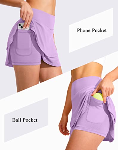 G Gradual Women's Pleated Tennis Skirts with 4 Pockets Athletic Golf Skorts for Women's Workout Running3