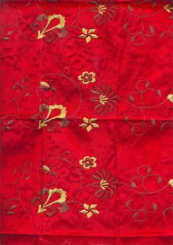 Soie dupioni brodée pour sublimer votre décoration d'intérieur et vos tenues de fête