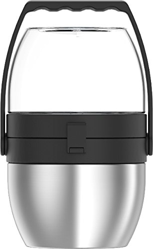 Thermos Dual Compartment Food Jar Black