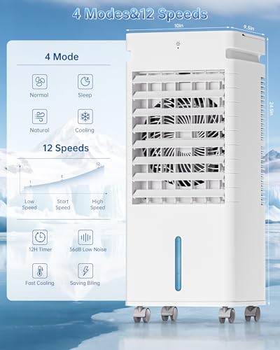 image for Fluencara Portable Air Conditioners, Swamp Cooler Portable AC Unit for