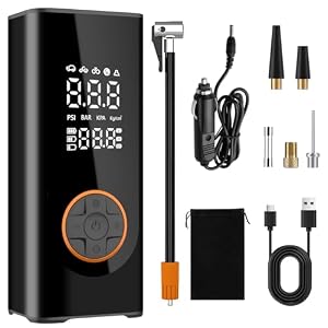 Semflagree 6000mAh Tragbarer Luftkompressor Autoreifenpumpe