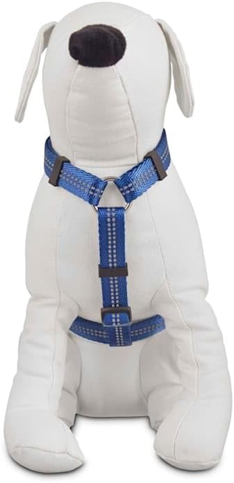 YOULY by Petco Reflective Adjustable Padded Dog Harness Blue Large/X-Large