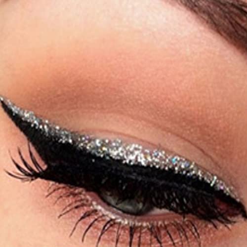 Delineador líquido metálico con glitter gris 5ml miniatura 2