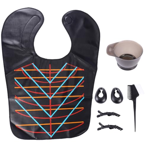 IWOWHERO Kit Profesional de Teñido de Cabello Herramienta Portátil de Plástico Duradera para Uso Doméstico y Peluquería Incluye Accesorios Prácticos para Colorear y Cuidado Capilar sin