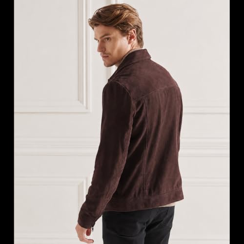 Image of Leather Jacket For Men Suede