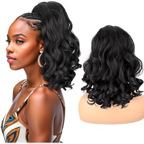 UAmy Hair 18-inch Curly Ponytail Extension Cover