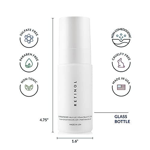 Retinol Face Moisturizer - 4.25% Retinoid Night Cream With Collagen, Peptides & Hyaluronic Acid - Anti Aging Wrinkle Cream, Improves Skin Tone & Texture, 1.4 Oz #TOP2