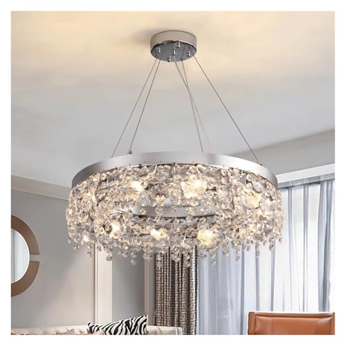 Chandelier cristal papillon lampe suspendue salon salle à manger