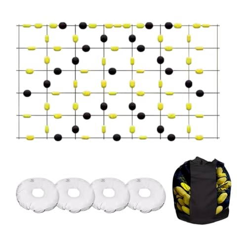 kowaku Goalkeeper Deflection Equipment Floor Ball Deflector Square Convenient Agility Practice Tools for Reflexes Football Training, 200x280cm