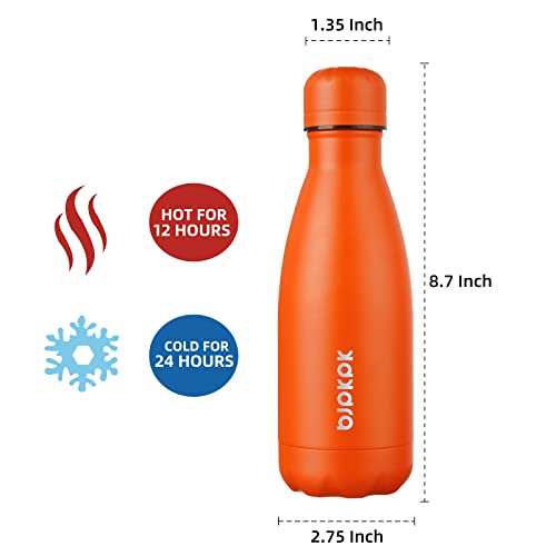 Image of BJPKPK 12 oz Small Insulated Water Bottle, Stainless Steel Leak Proof Flask