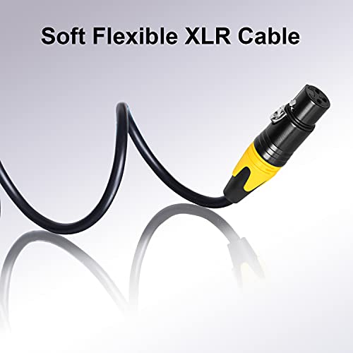 Mikiz Xlr Microphone Cables 25Ft 4 Pack Premium Balanced Xlr Male To Female Cable #TOP4