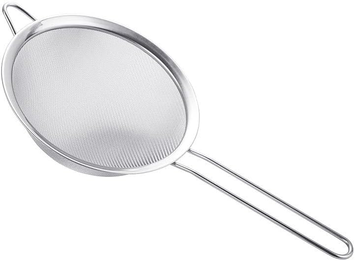 Miniatura 2 de Colador de malla fina, coladores de alambre de acero inoxidable para cocina, tamiz fino para té, pastas, enjuague de drenaje, verduras, utensilios