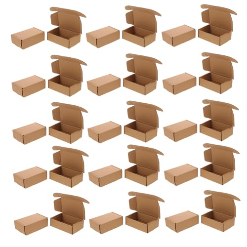 Rangement soigné maison de poupée avec mini boîtes carton Abaodam