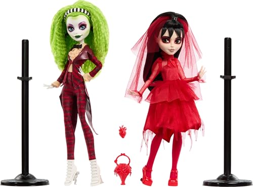 image for Monster High Skullector Beetlejuice Beetlejuice Doll 2-Pack, Collectib
