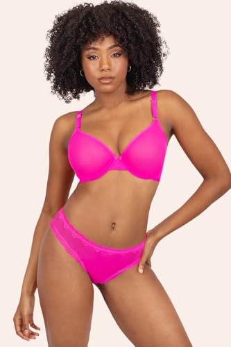 Image of Smart & Sexy Women's Sheer Mesh Demi Underwire Bra - See Through Bras