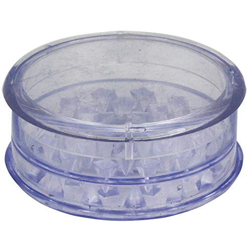 1 molinillo de plástico de 60 mm, 3 piezas, incluye almacenamiento. Elige tu color favorito (amarillo) Cover