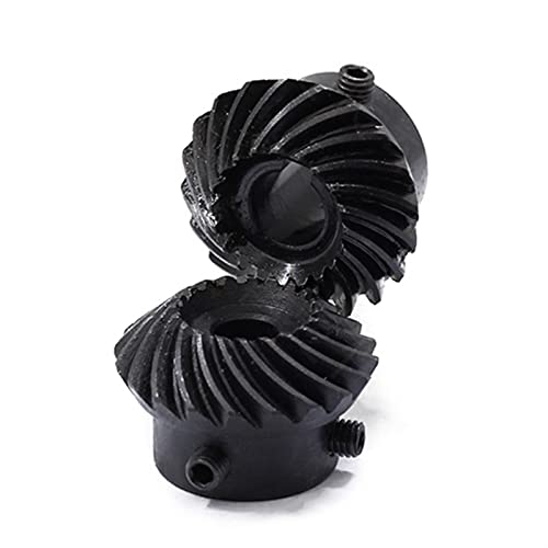 Engrenage conique en spirale 2.5 module en acier pour moteur et renvoi d'angle