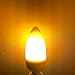 LED Flame Light Bulb E12 Candelabra Base 3W 2 Mode LED Flickering Bulb Candelabra Flame Tip Vintage Chandelier Flame Bulbs for Lantern Bar Party Christmas Decorations (E12-2 Pack)