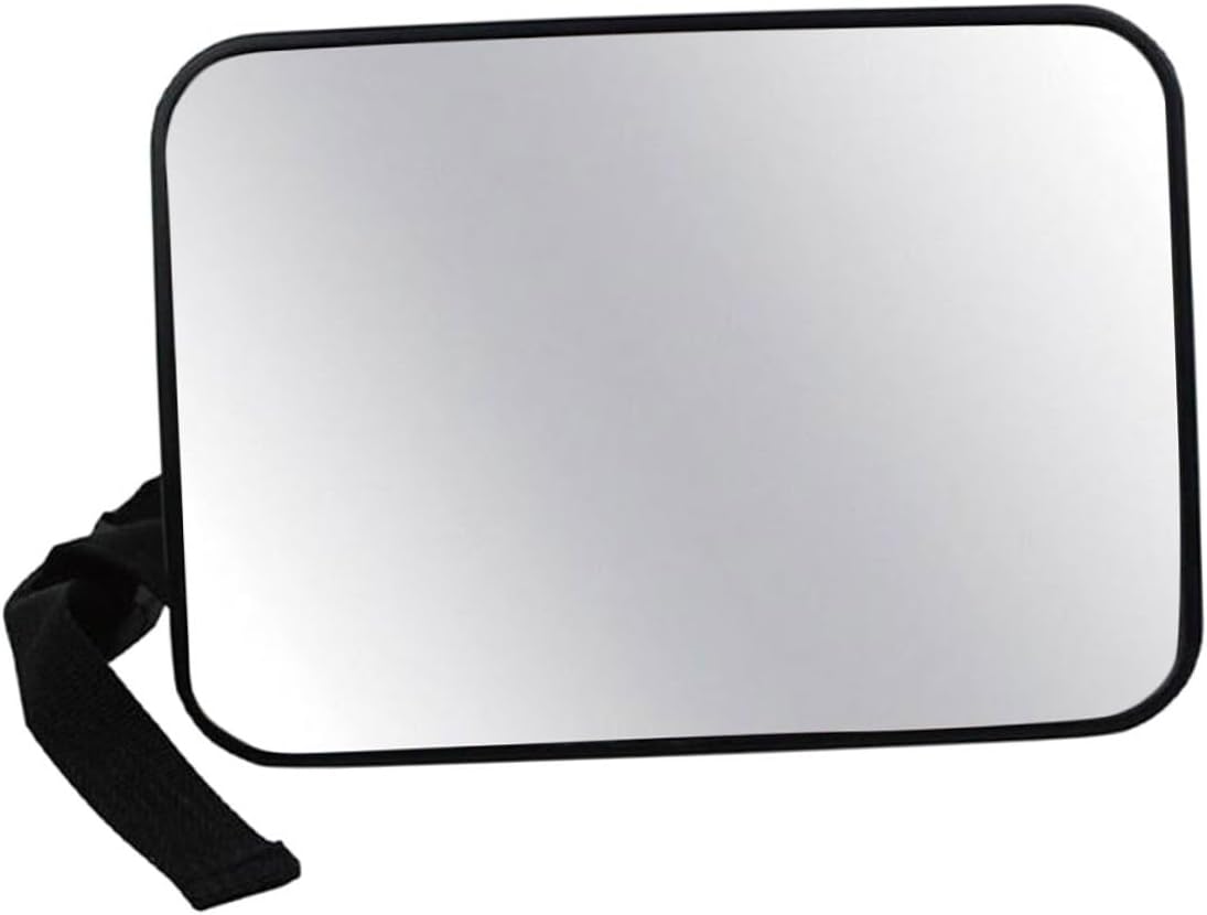FRCOLOR Car Mirror for Rear Facing Safety Rearview Mirror with Wide Angle 18.8x13.5cm Black Square for Car Seat Backseat Monitoring