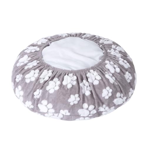 YROHGKPN Season - Funda de edredón redonda para mascotas, lavable a máquina, impermeable, para perros y gatitos, de poliéster, lavable, funda de poliéster