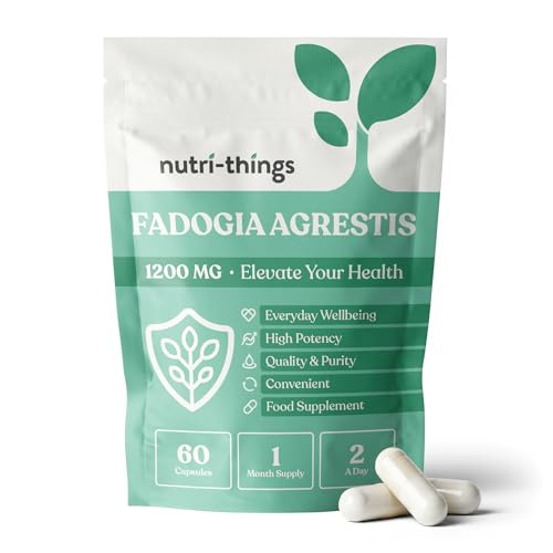 Fadogia Agrestis Capsules 1200mg | 60 Capsules | Increased Energy Levels Athletic Performance & Endurance