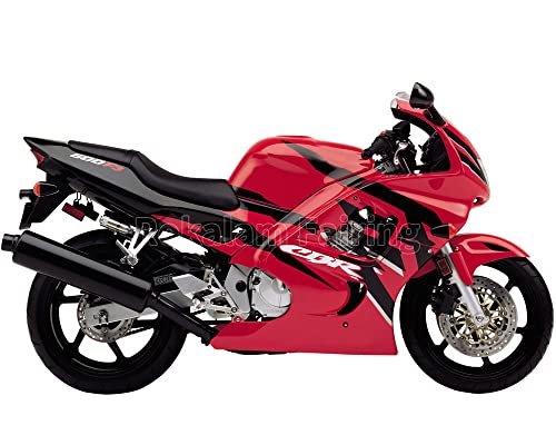 For 1997 1998 Red Black CBR600 CBR600F 97 98 CBR 600 F3 600F3 CBRF3 Fairing (Injection molding)